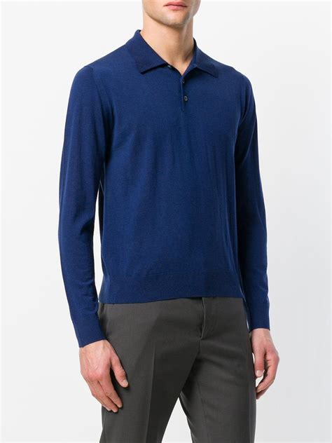 prada polo sale|prada long sleeve polo.